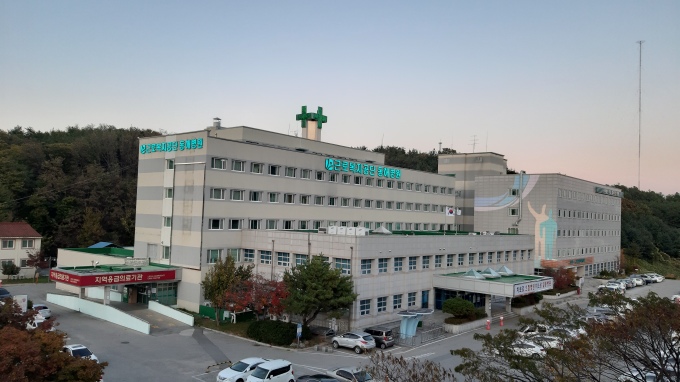 근로복지공단 동해병원 전경