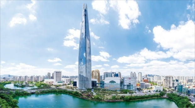 서울 롯데월드타워 전경